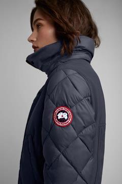 Chamarras Canada Goose Mujer Mexico - Berkley Chaqueta De Plumas Azul Marino DF2793051